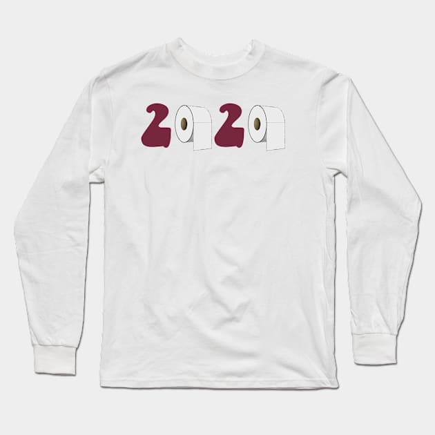 2020 Toilet Paper Long Sleeve T-Shirt by anrockhi